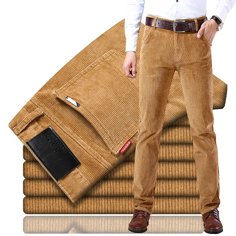 Variant image for Men's Comfortable Corduroy Pants with Side Pockets-56