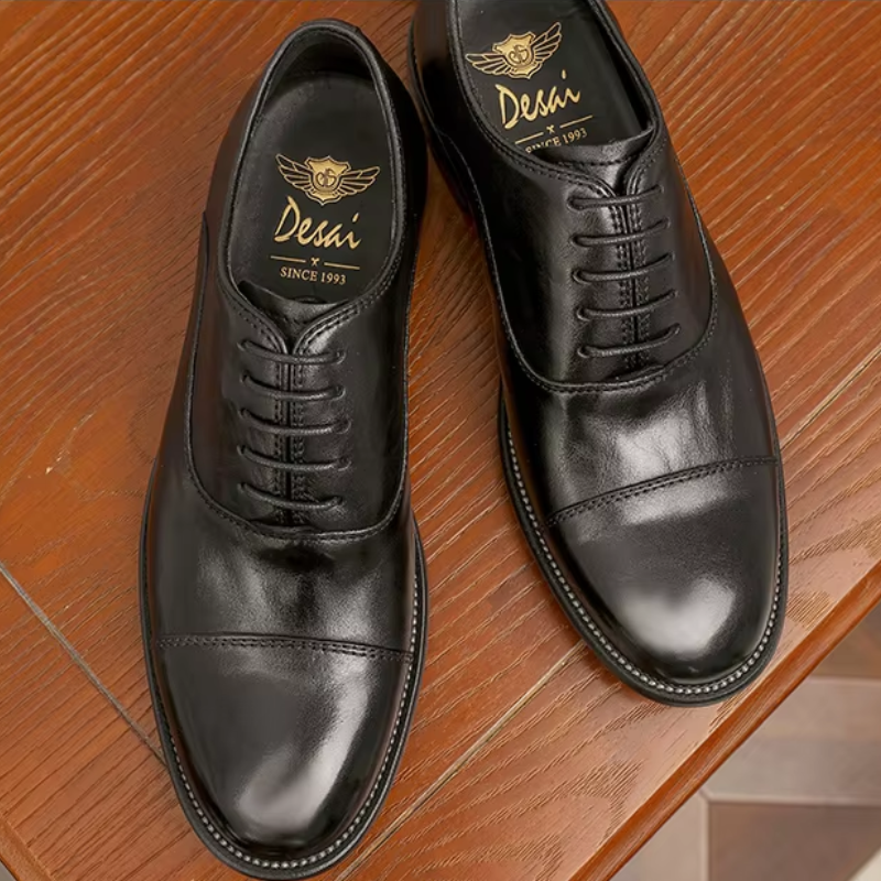 Variant image for Men's Elegant Suede Shoes with Rubber Sole and Refined Stitching-16