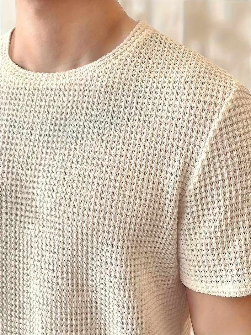 Men's Stylish High-Quality T-Shirt with Unique Hollowed-Out Design