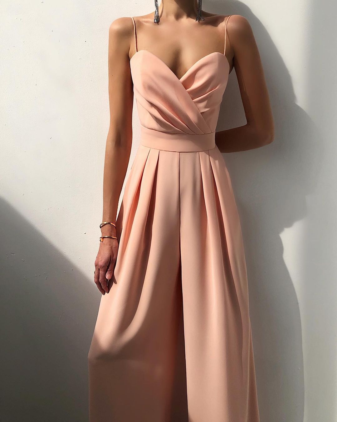 Women’s Elegant Spaghetti Strap Wide-Leg Jumpsuit | Perfect for Casual Days