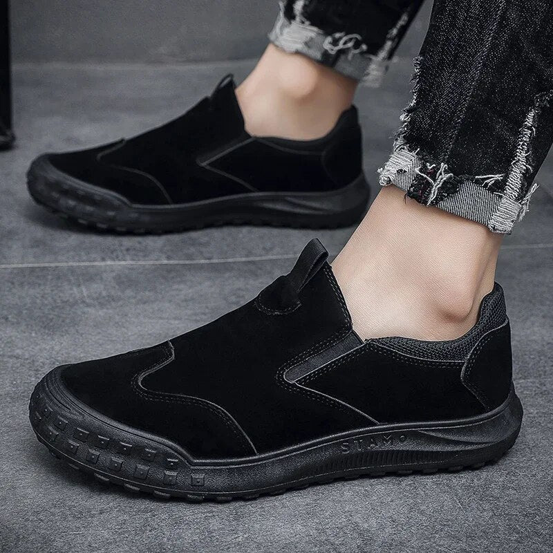 Variant image for Men's Vintage Smooth Leather Loafer with Non-Slip Sole-1