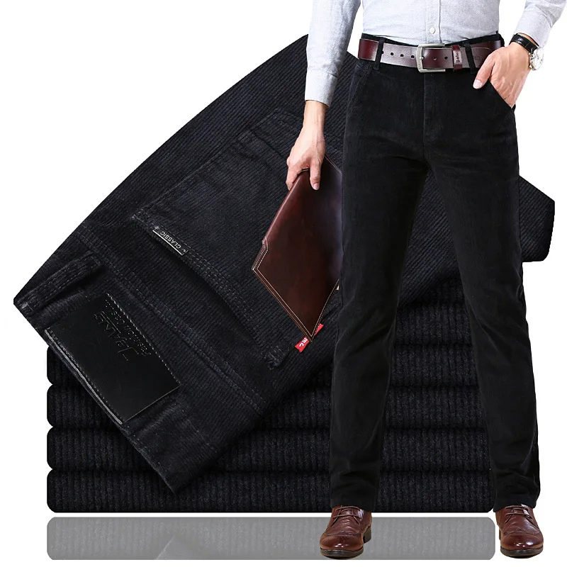 Variant image for Men's Comfortable Corduroy Pants with Side Pockets-12