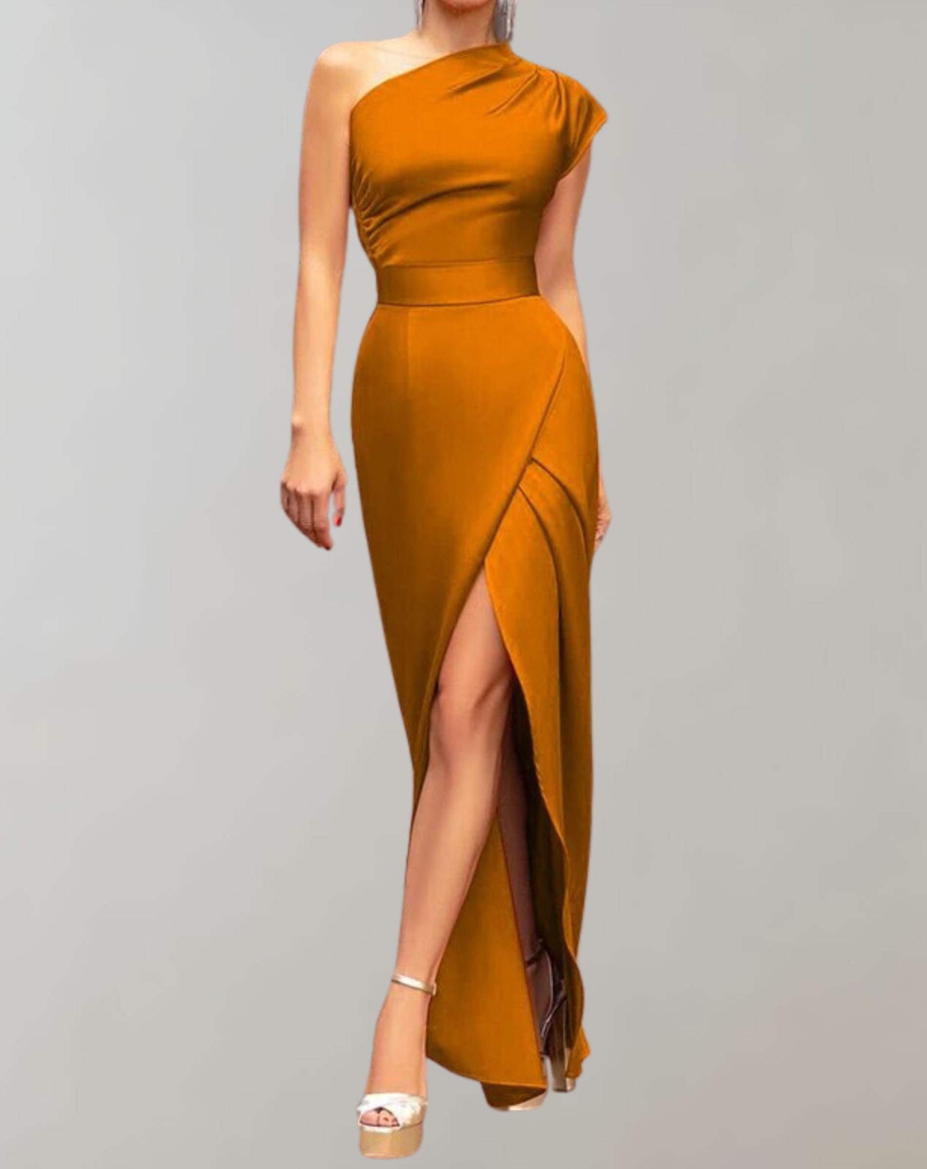 Variant image for Women's Elegant Tailored Dress with Sleeveless Design and Stylish Waist Detail-10