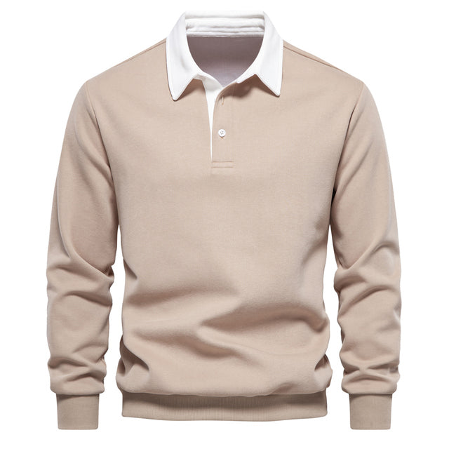 Men's Casual Buttoned Collar Polo Sweater For Men | Perfect for All Seasons