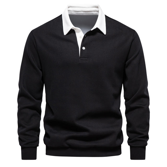 Men's Casual Buttoned Collar Polo Sweater For Men | Perfect for All Seasons