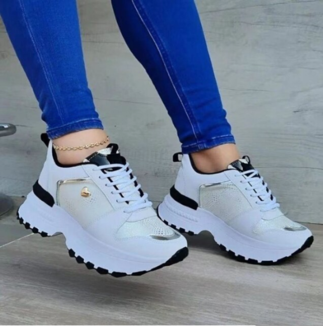 Women's Trendy High-Quality Plateau Sneakers with Comfortable Fit