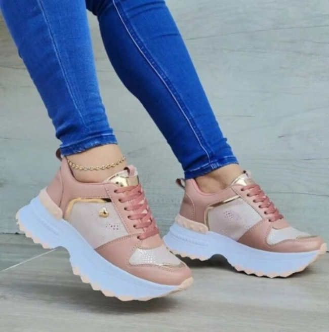 Variant image for Women's Trendy High-Quality Plateau Sneakers with Comfortable Fit-4