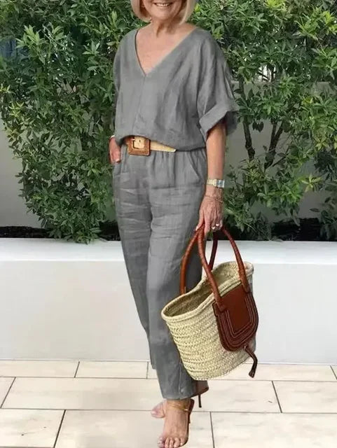 Variant image for Women's Elegant Lightweight Summer Dress with Sophisticated Details-29