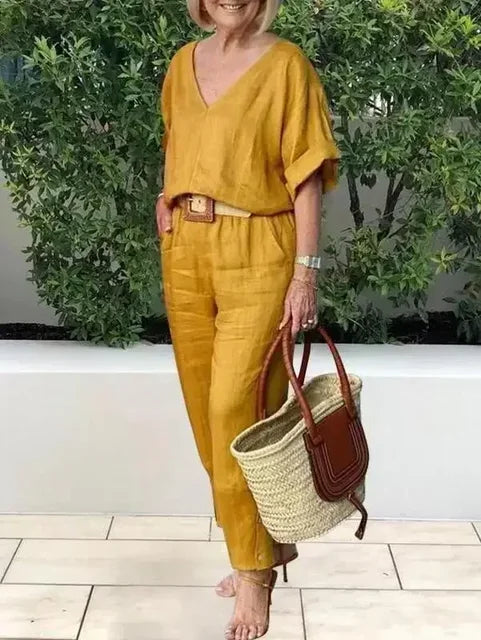Variant image for Women's Elegant Lightweight Summer Dress with Sophisticated Details-36