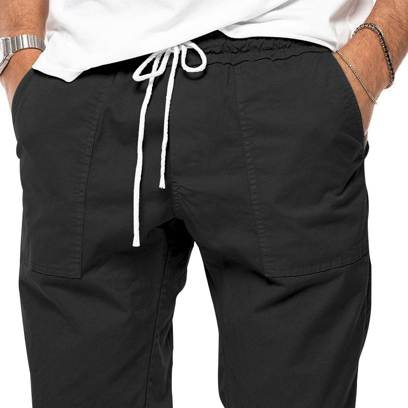Men's Functional Wear-Resistant Cargo Pants with Multiple Pockets