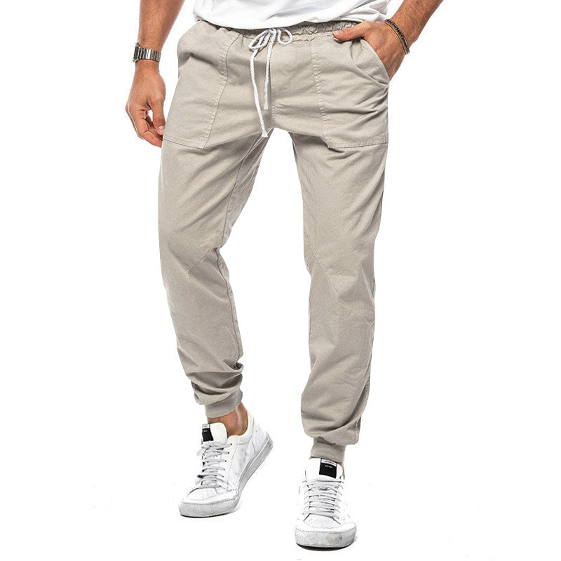 Men's Functional Wear-Resistant Cargo Pants with Multiple Pockets