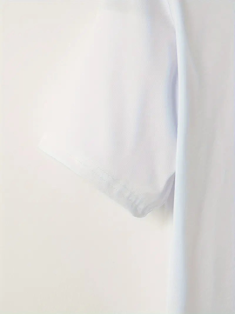 Men's Comfortable Cotton T-Shirt with V-Neck Design