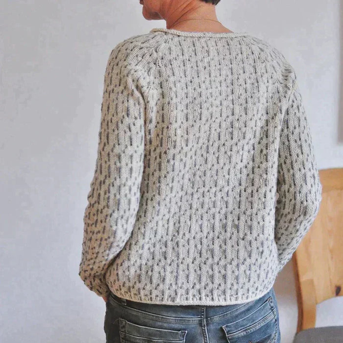 Variant image for Women's Stylish Soft Sweater with Round Neckline-1