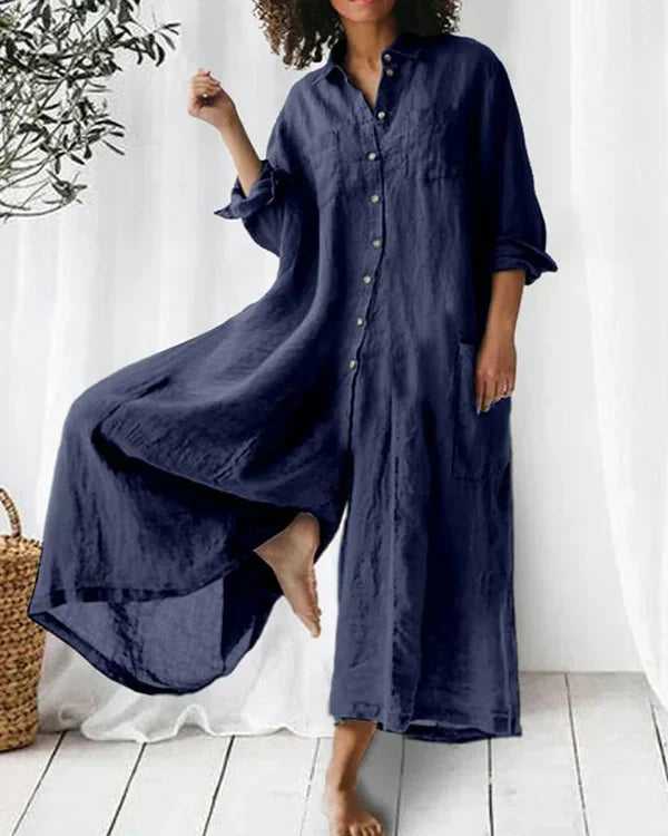 Women's Elegant Premium Fabric Jumpsuit with Relaxed Fit