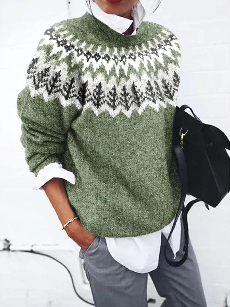Variant image for Women's Airy Lightweight Sweater with Long Sleeves-1