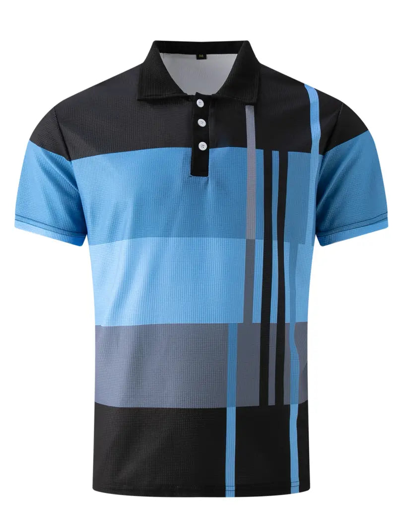 Men's Casual Colorblock MusleFit Shirt with Button | Perfect for Casual Days