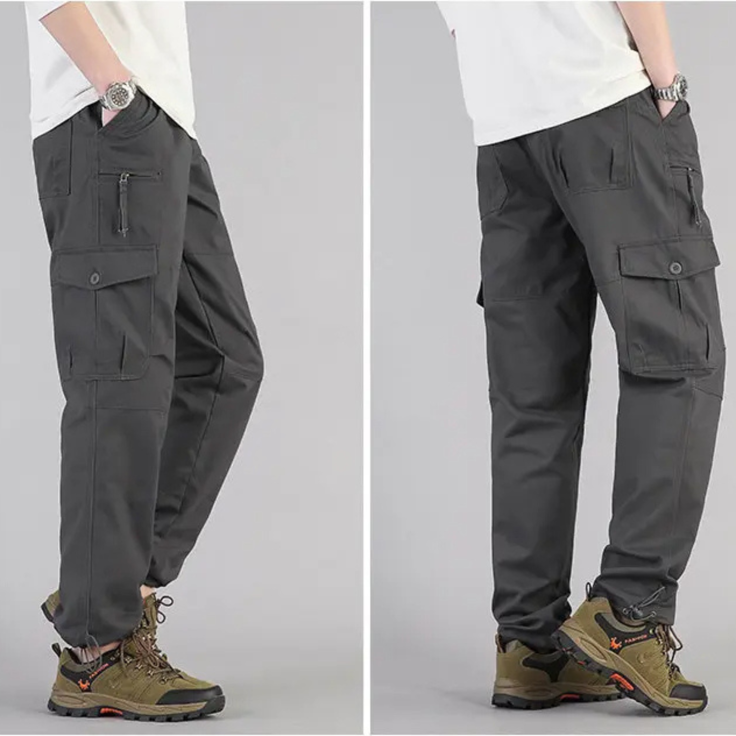 Variant image for Men's Stylish Stretch Fabric Cargo Pants with Tactical Pockets-41