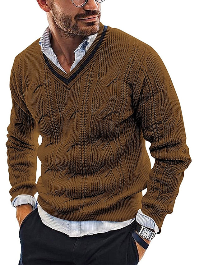 Variant image for Men's Modern Comfortable Sweater with Versatile Design-1