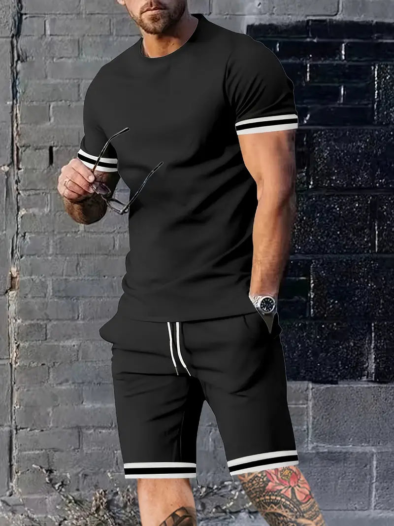 Variant image for Men's Comfortable Cotton T-Shirt with Classic Round Neckline-33