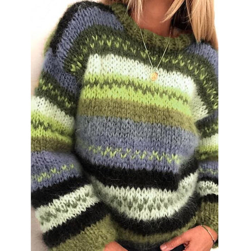Women's Modern Comfortable Sweater with Refined Cut