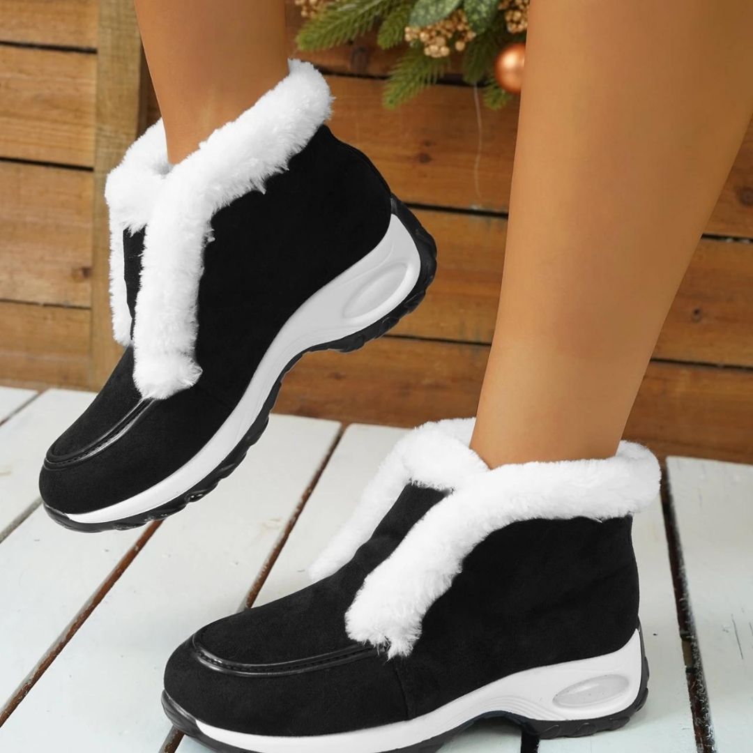 Variant image for Women's Elegant Warm Lined Ankle Boot with Downy Detail-17