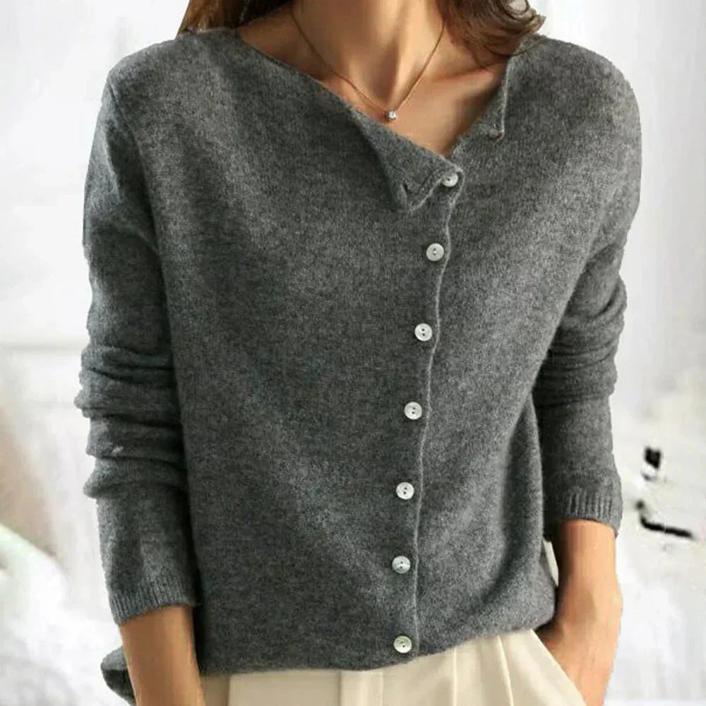 Variant image for Women's Elegant Premium Cardigan Sweater with Timeless Design-1