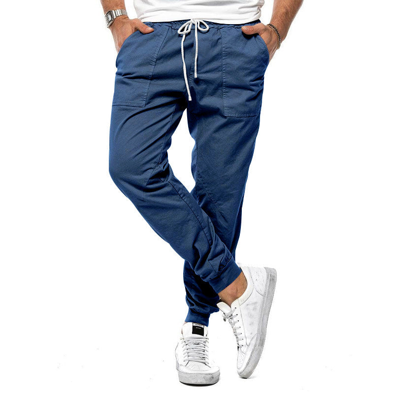 Men's Functional Wear-Resistant Cargo Pants with Multiple Pockets