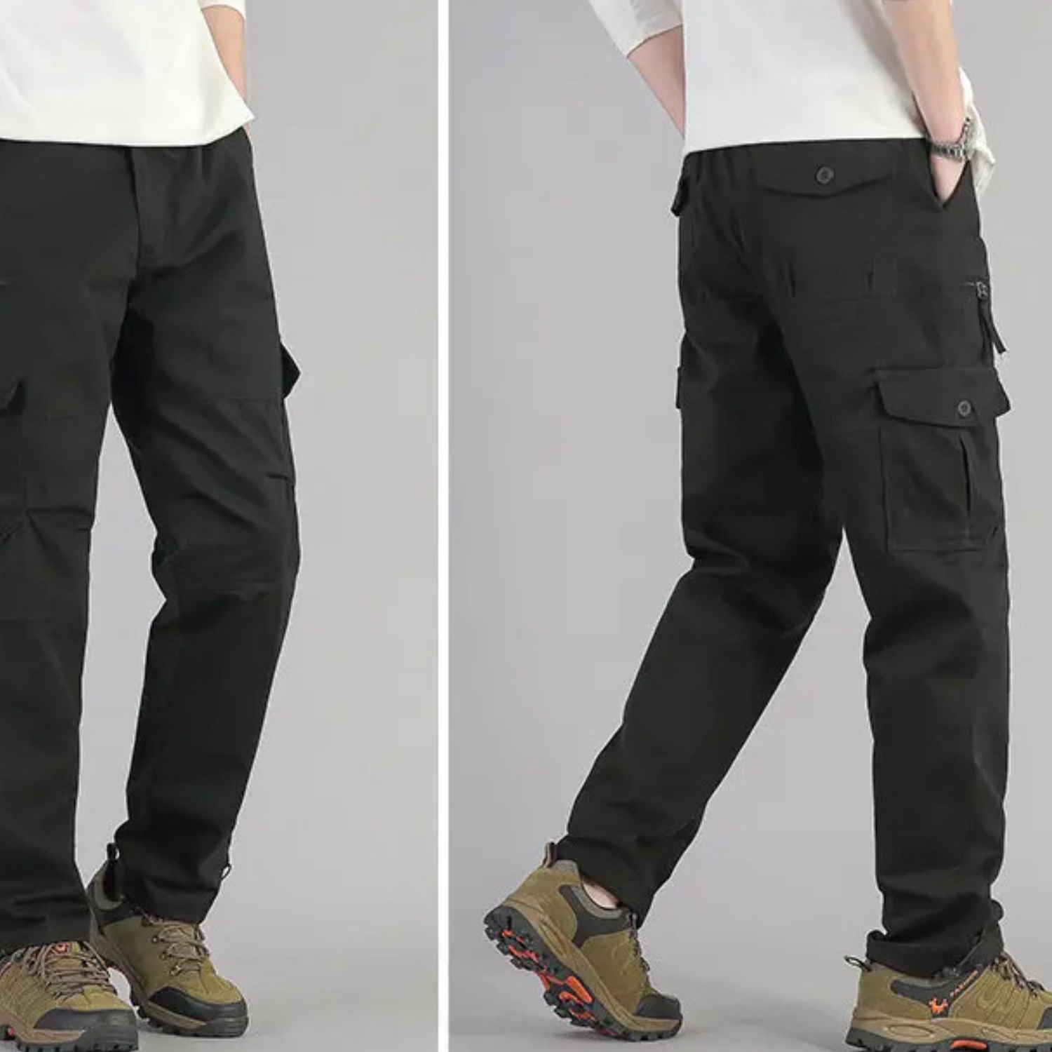Variant image for Men's Stylish Stretch Fabric Cargo Pants with Tactical Pockets-25