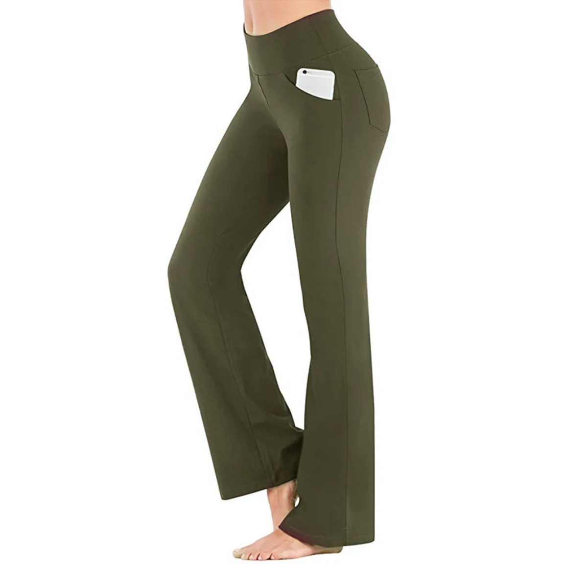 Variant image for Women's Stylish Stretch Yoga Pants with High Waist and Phone Bag-21