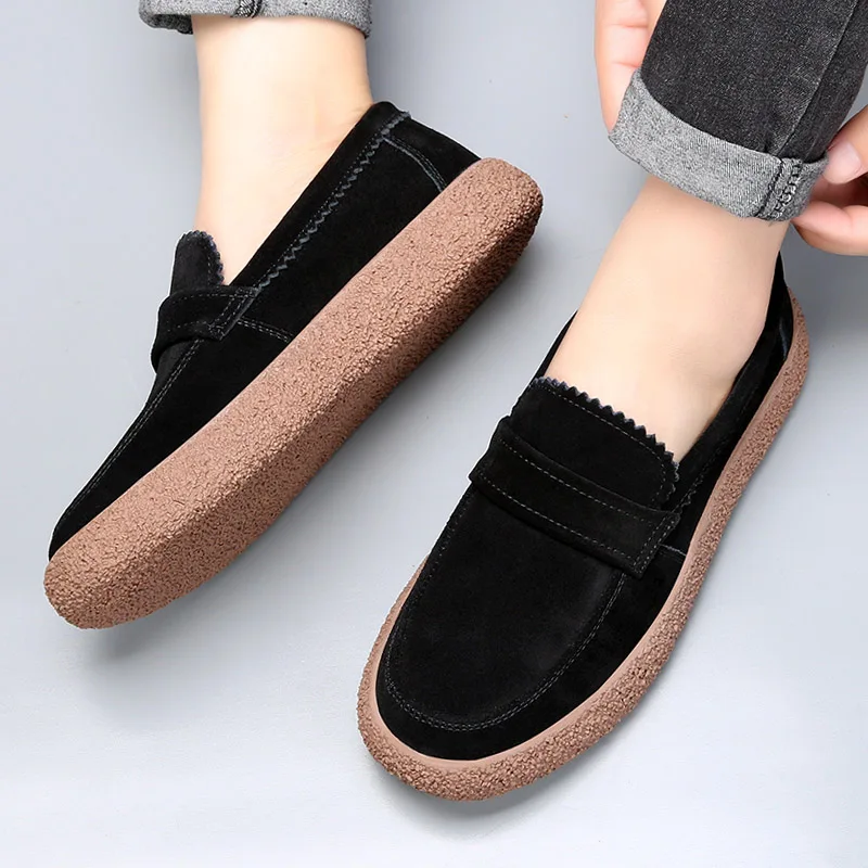 Men's Elegant Leather Loafer with Supportive Inner Sole