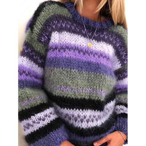 Women's Modern Comfortable Sweater with Refined Cut