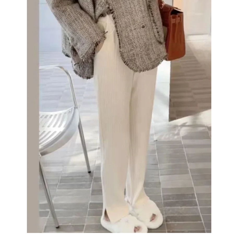 Women's Elegant Stretch Flared Pants with High Waist