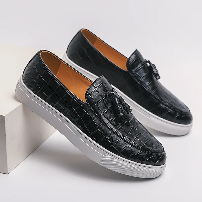 Variant image for Men's Elegant Leather Loafers with Sophisticated Design-11