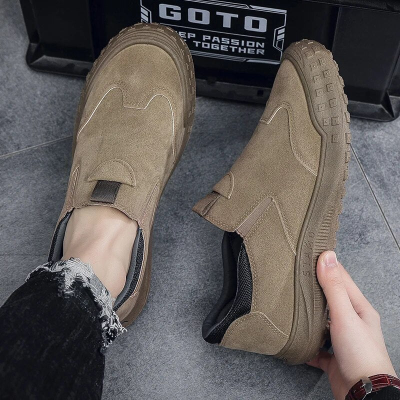 Variant image for Men's Vintage Smooth Leather Loafer with Non-Slip Sole-13