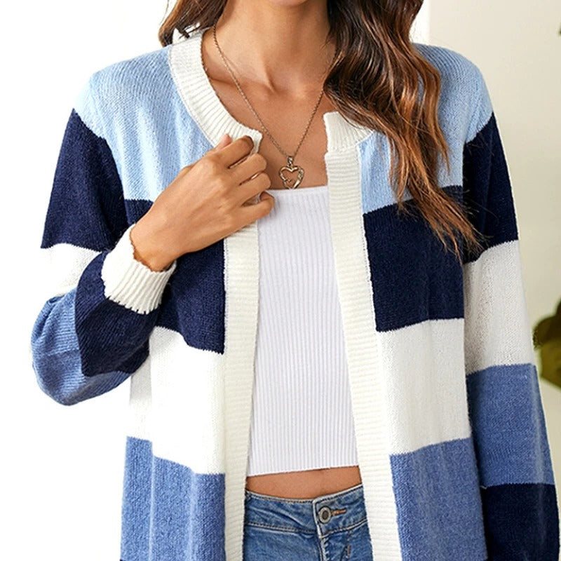 Variant image for Women's Elegant Lightweight Cardigan Sweater with Button Closure-6