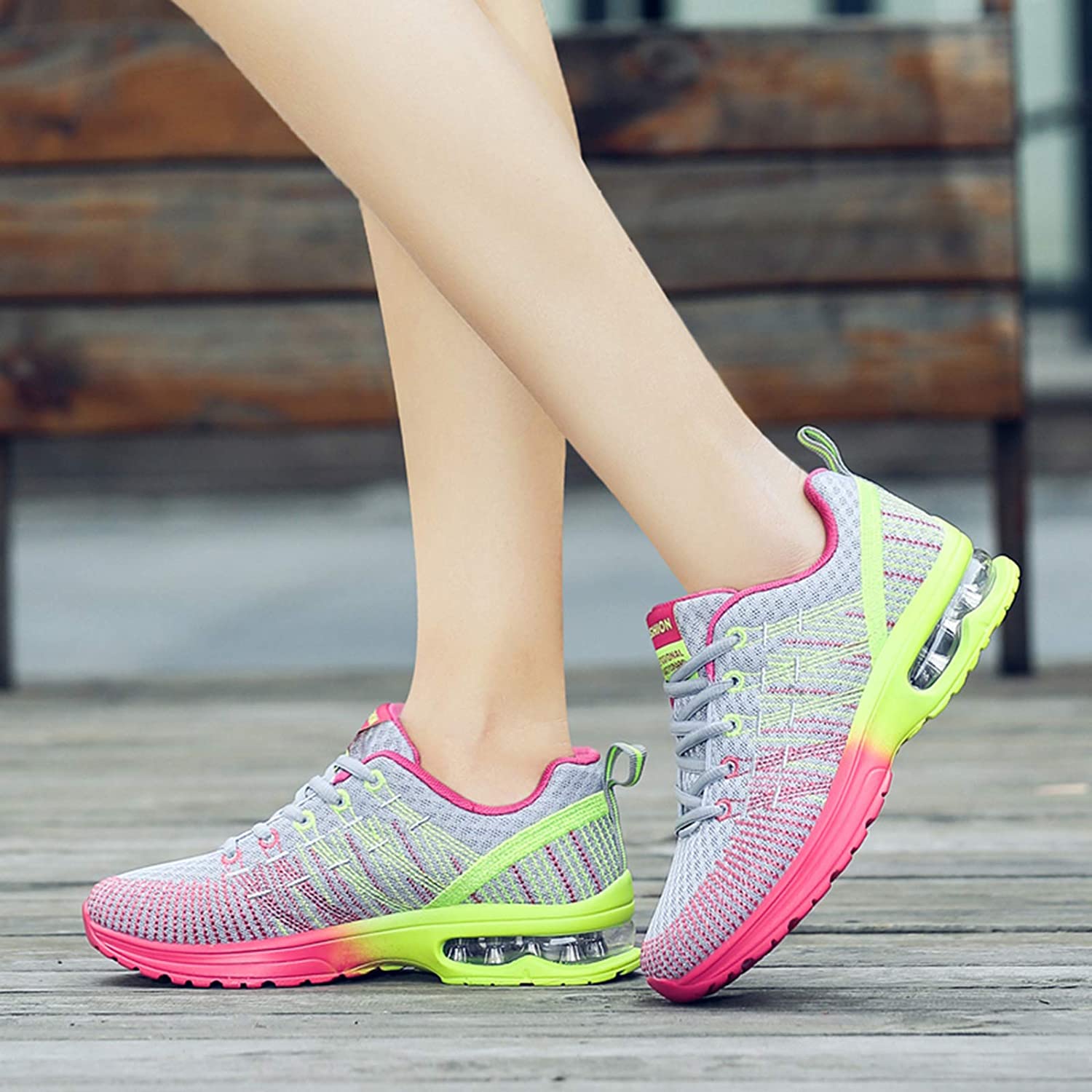 Variant image for Women's Comfortable Cotton-Polyester Sneakers with Durable Rubber Sole-9