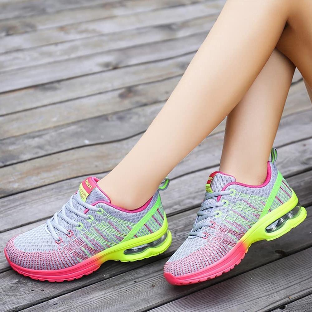 Women's Comfortable Cotton-Polyester Sneakers with Durable Rubber Sole