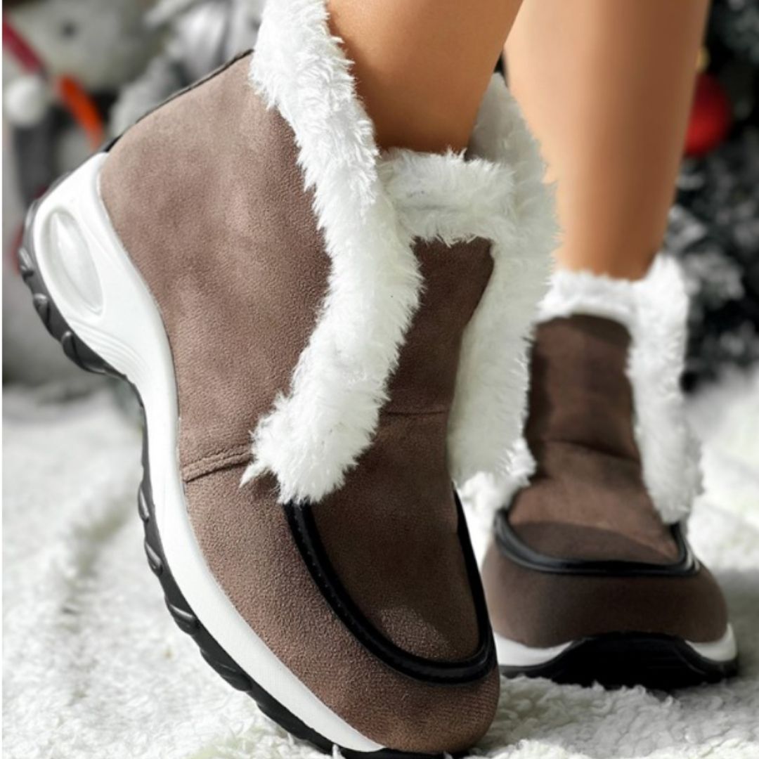 Variant image for Women's Elegant Warm Lined Ankle Boot with Downy Detail-9