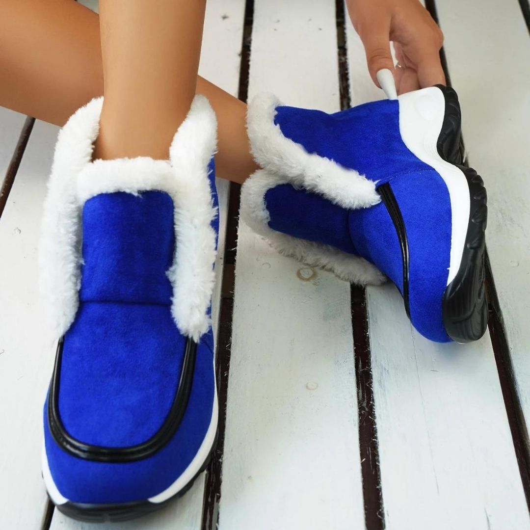 Variant image for Women's Elegant Warm Lined Ankle Boot with Downy Detail-3