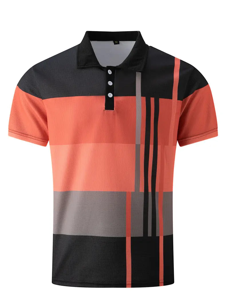 Men's Casual Colorblock MusleFit Shirt with Button | Perfect for Casual Days