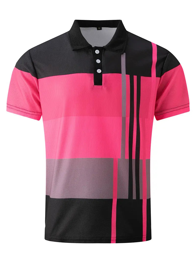 Men's Casual Colorblock MusleFit Shirt with Button | Perfect for Casual Days