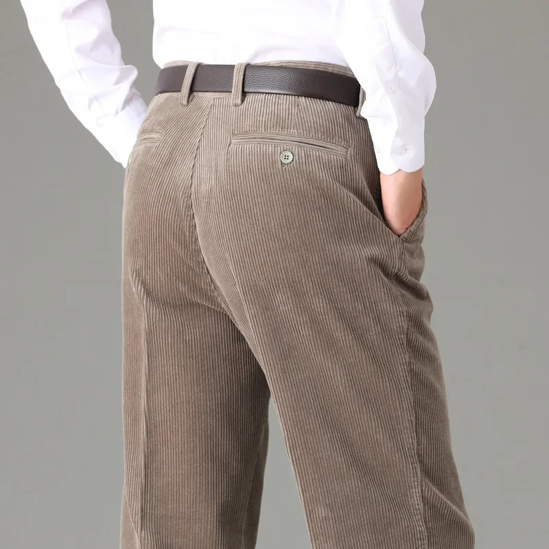 Men’s Classic Regular Fit Corduroy Jeans with Pleated Front | Perfect for All Seasons