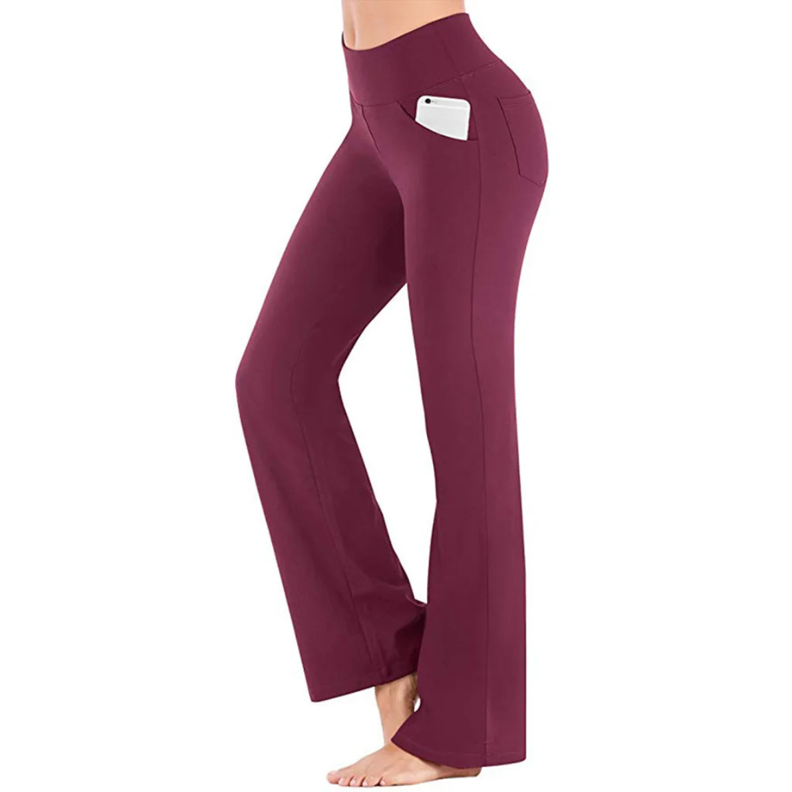 Variant image for Women's Stylish Stretch Yoga Pants with High Waist and Phone Bag-31