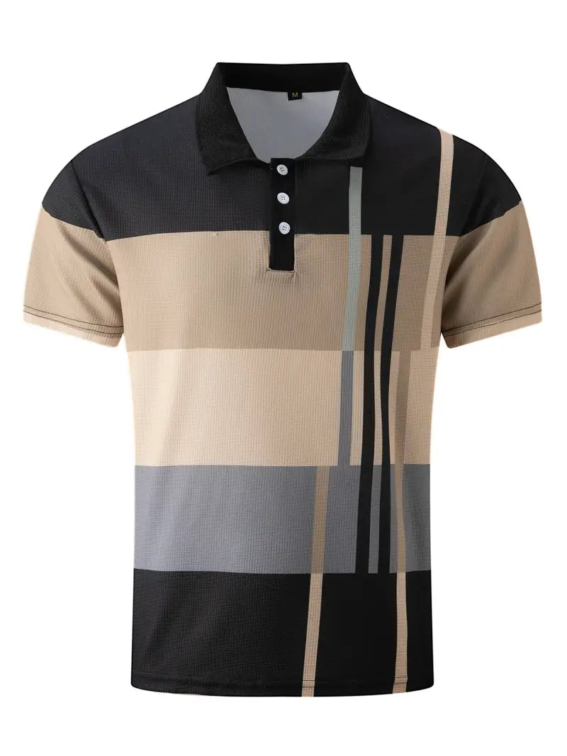 Men's Casual Colorblock MusleFit Shirt with Button | Perfect for Casual Days