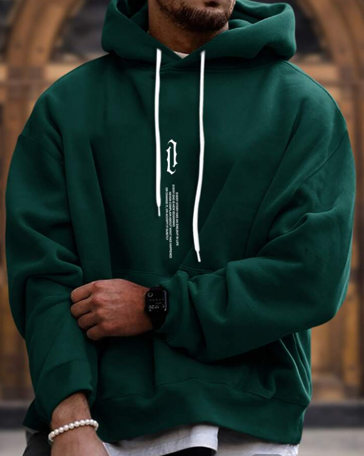 Variant image for Men's Comfortable Soft Hoodie with Stylish Design and Hood-8