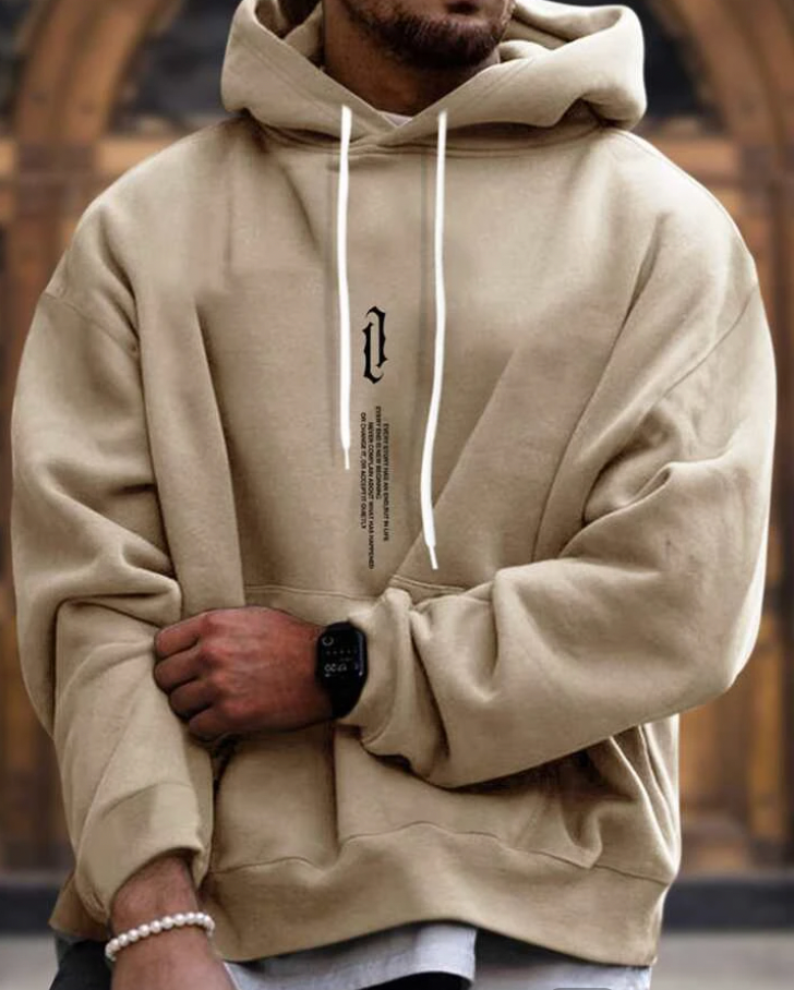Men's Comfortable Soft Hoodie with Stylish Design and Hood