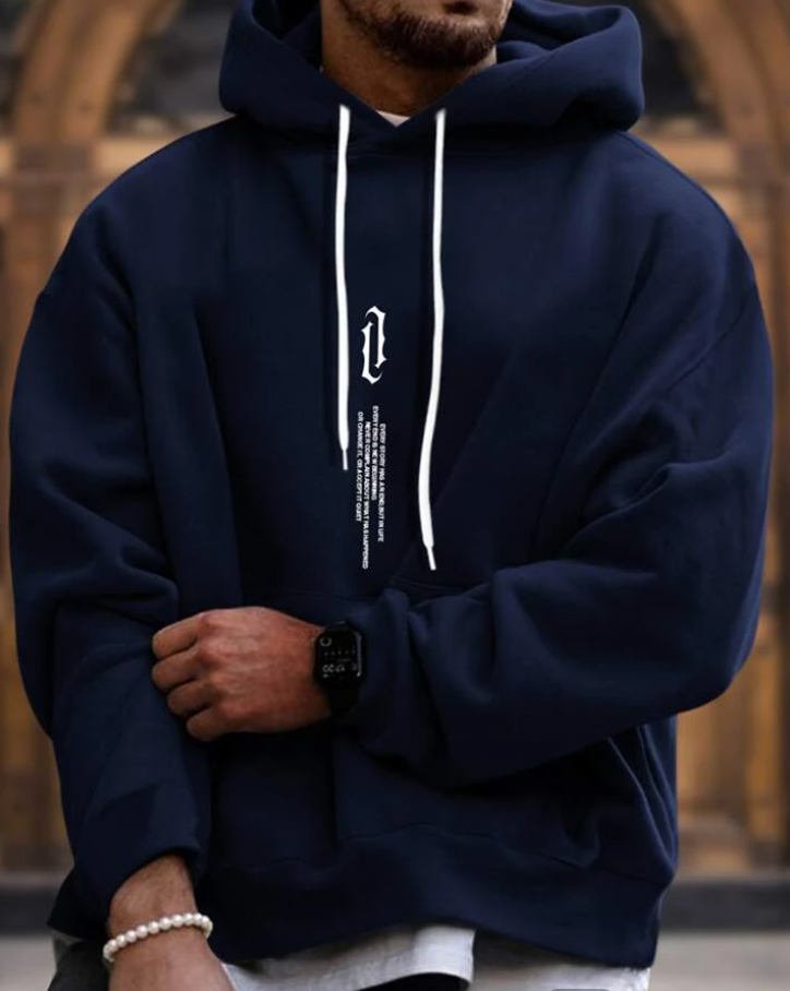 Variant image for Men's Comfortable Soft Hoodie with Stylish Design and Hood-22