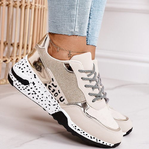 Women's Comfortable Lightweight Sneakers with Supportive Rubber Sole and Slip-Resistant Outsole