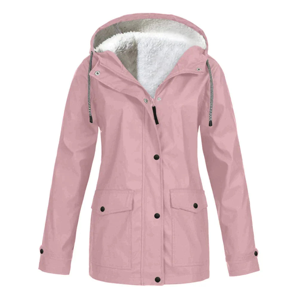 Variant image for Women's Elegant Waterproof Jacket with Versatile Design-31