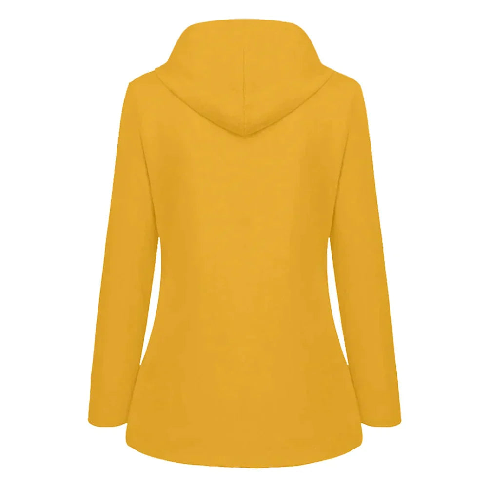 Women's Elegant Waterproof Jacket with Versatile Design